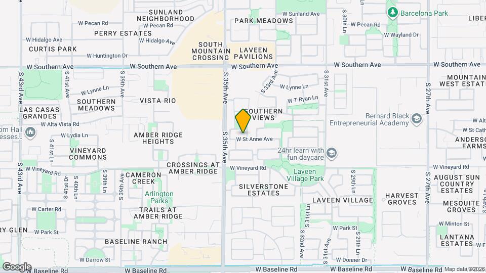 3420 W St Anne Ave Map and Location Details