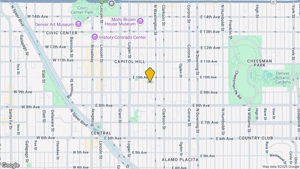 940 Pearl St Map and Location Details