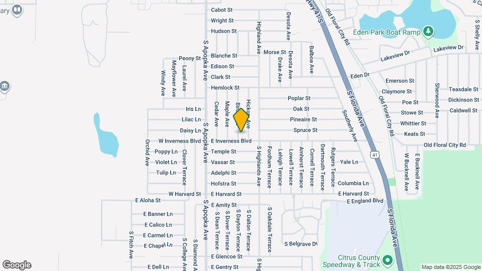 1018 Birch Ave Map and Location Details