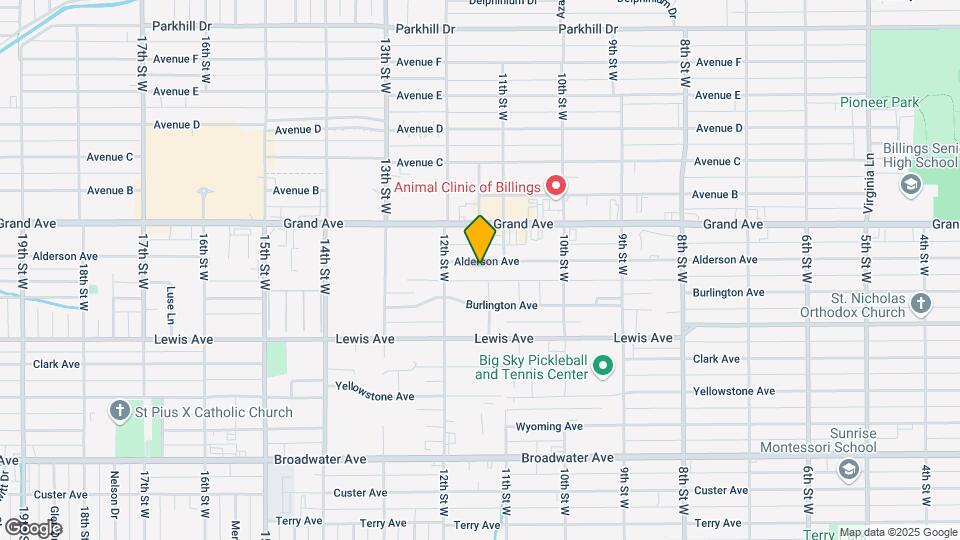1120 Alderson Ave Mapa y Detalles de la Ubicación
