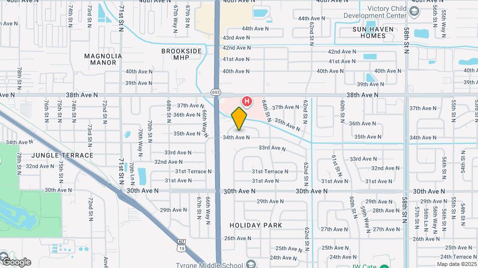 6525 34th Ave N Map and Location Details