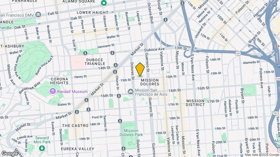 1840-1850 15th St Map and Location Details