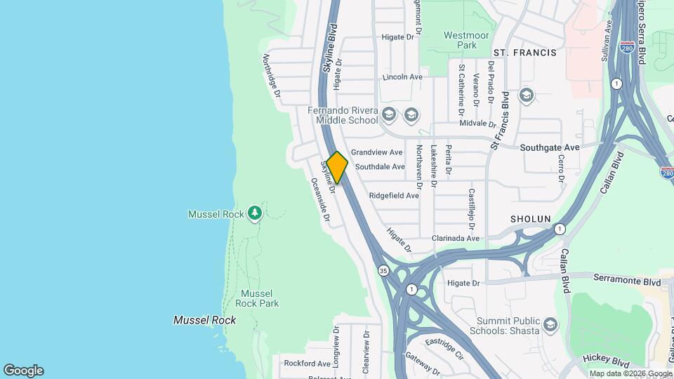 751 Skyline Dr Mapa y Detalles de la Ubicación