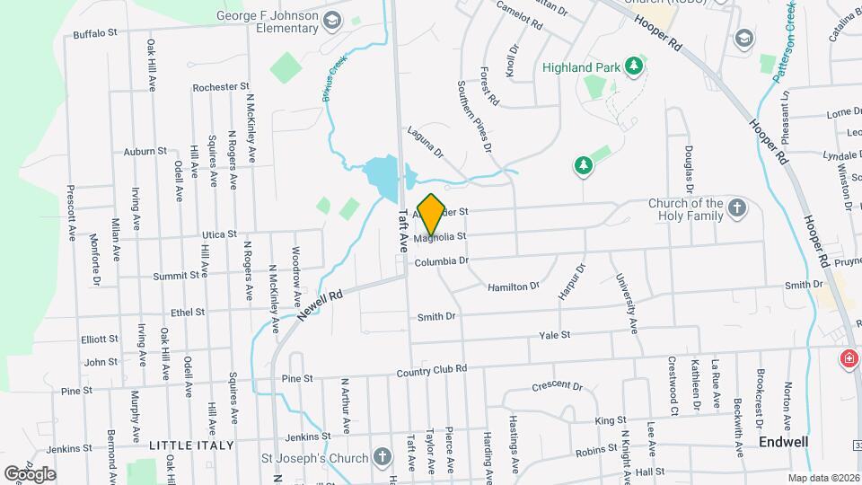 2614 Magnolia St, Unit A Map and Location Details