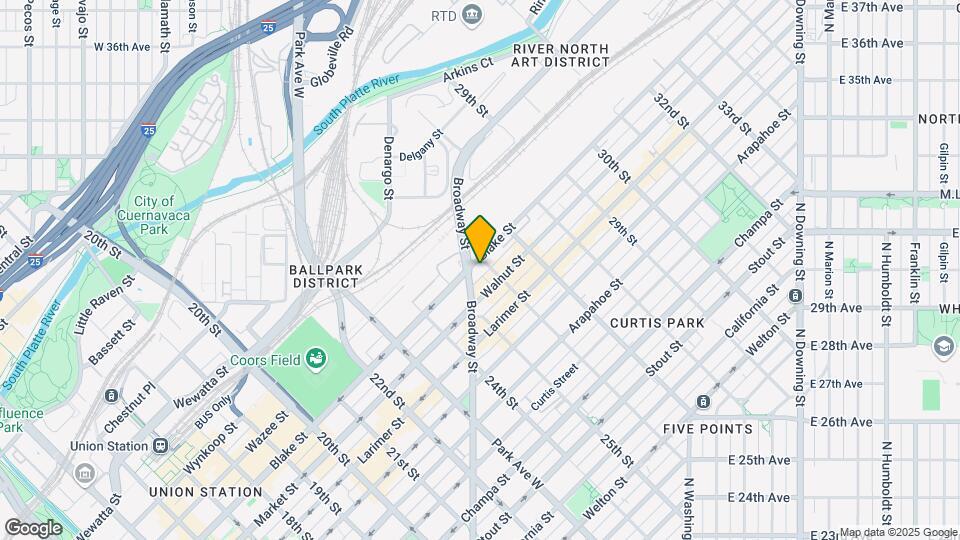 2560 Blake St Map and Location Details