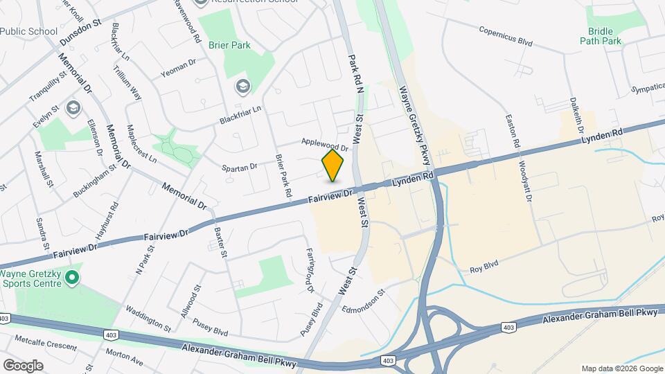 421 Fairview Dr Map and Location Details