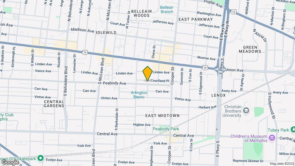 2030-2032 Peabody Ave Mapa y Detalles de la Ubicación