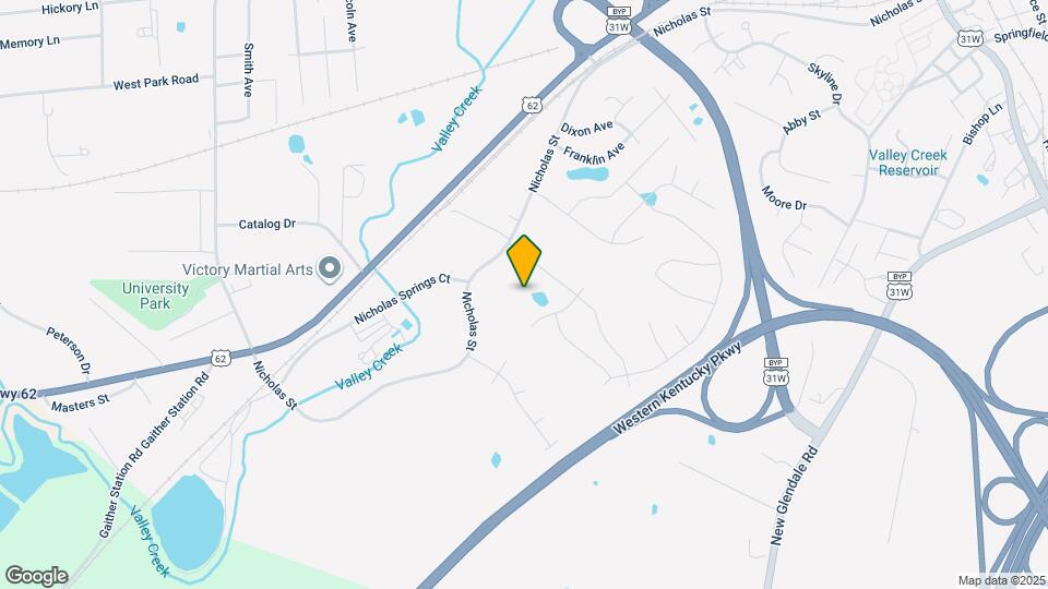707 Clear Spring Ct Map and Location Details