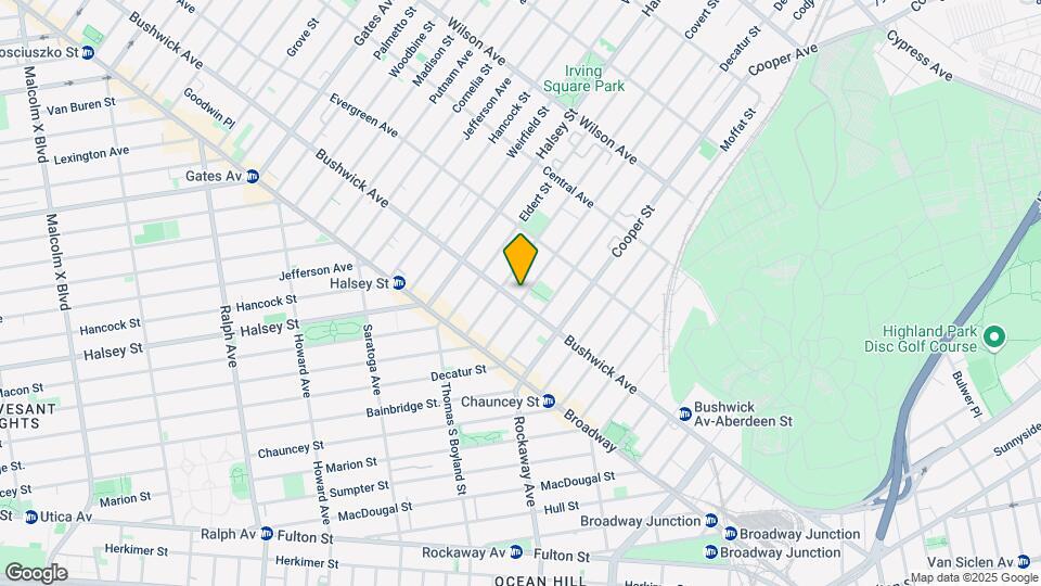 1337 Bushwick Ave, Unit 2nd floor Map and Location Details