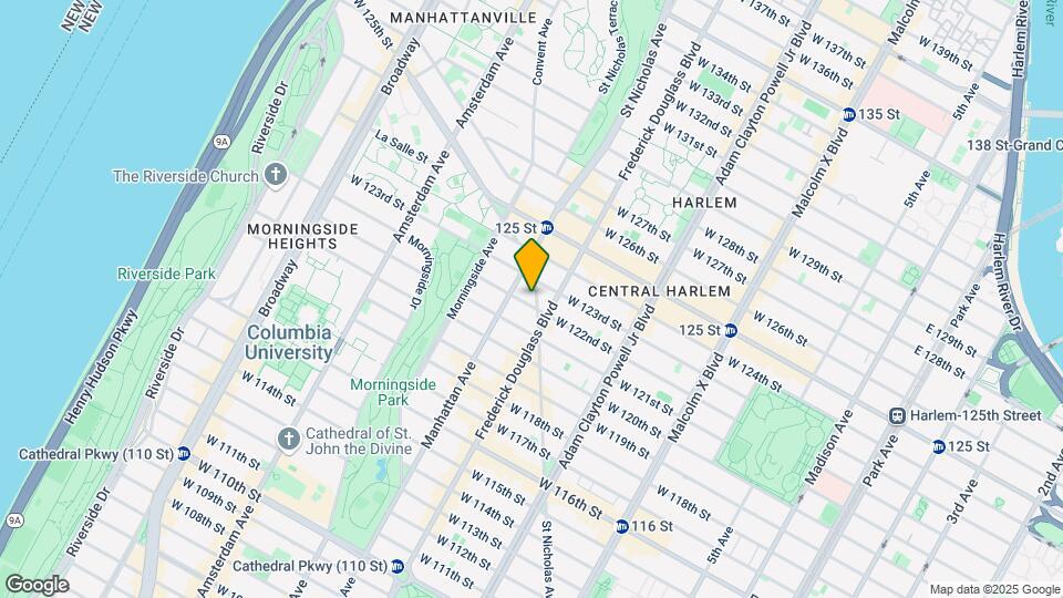 303 W 122nd St Map and Location Details