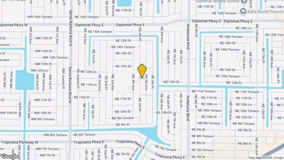 1205 NE 4th Pl Map and Location Details