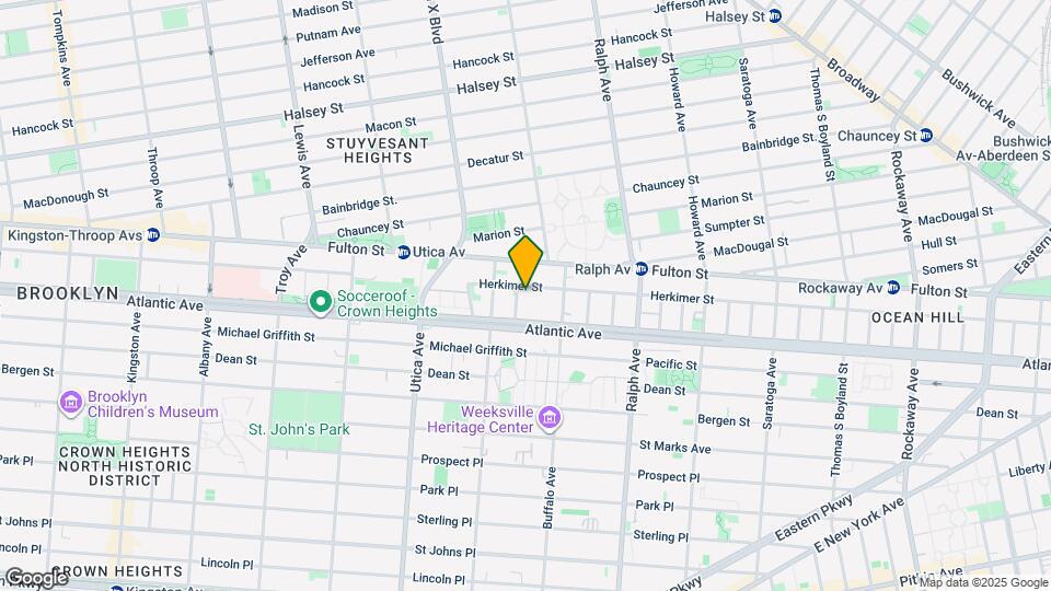 824 Herkimer St Map and Location Details