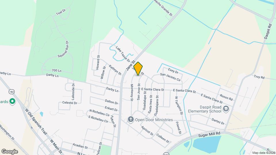 211 San Jose St Map and Location Details