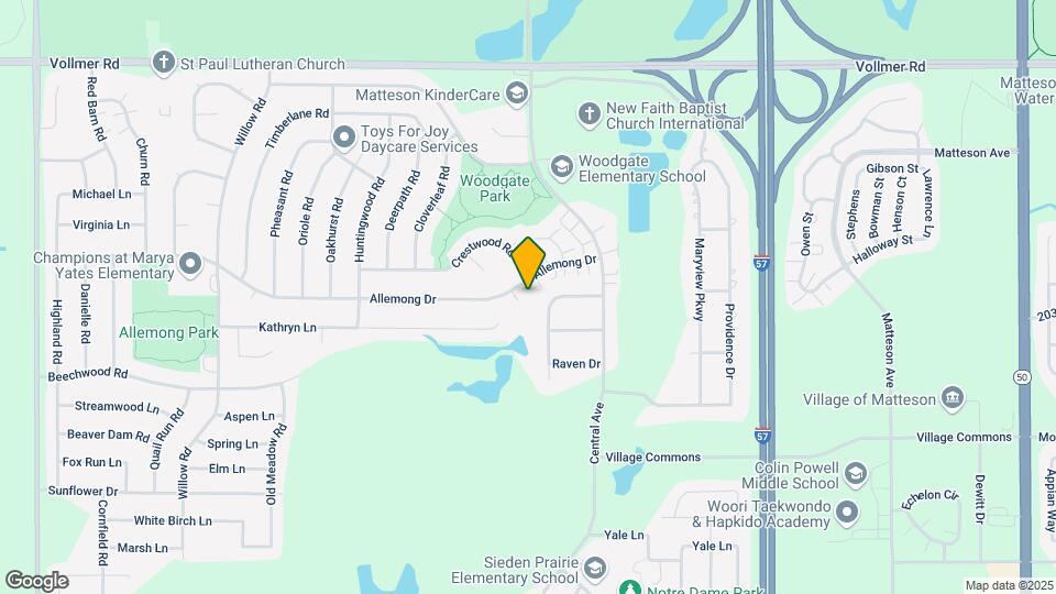 5611 Allemong Dr Map and Location Details