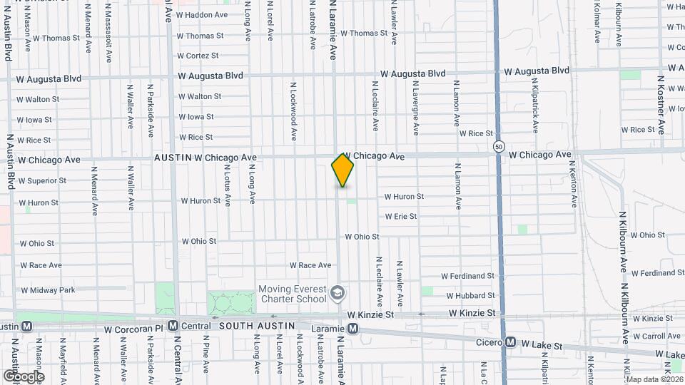 709 N Laramie Ave Map and Location Details
