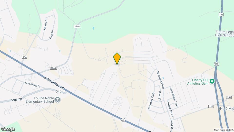 701 Unakite Trl Map and Location Details