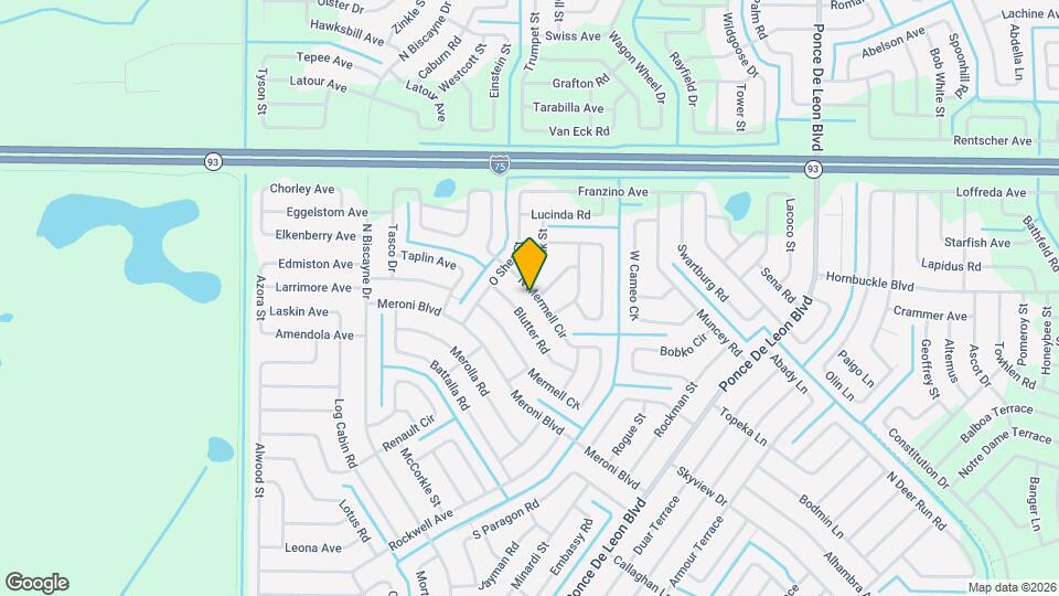 4643 Mermell Cir Map and Location Details