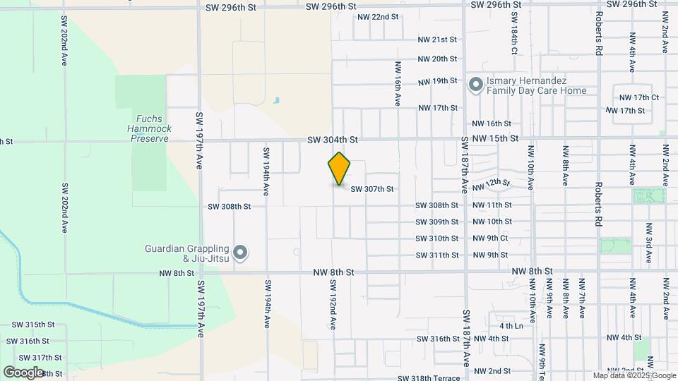 34498 SW 191st Ct Map and Location Details