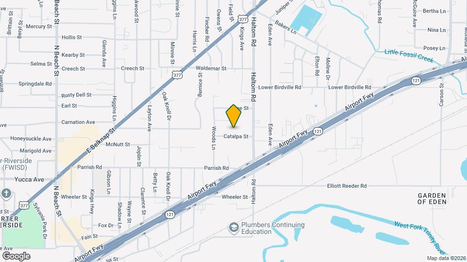 5025 Catalpa St Map and Location Details