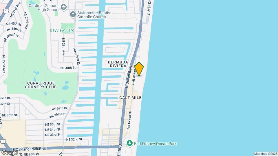 4010 Galt Ocean Dr Map and Location Details
