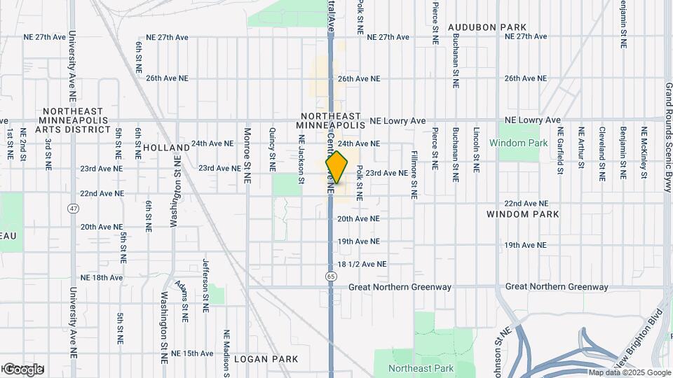 2205 NE Central Ave-Unit -Apt #3 Map and Location Details
