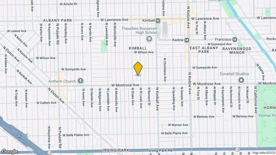 4424 N Saint Louis Ave, Unit 2A Map and Location Details