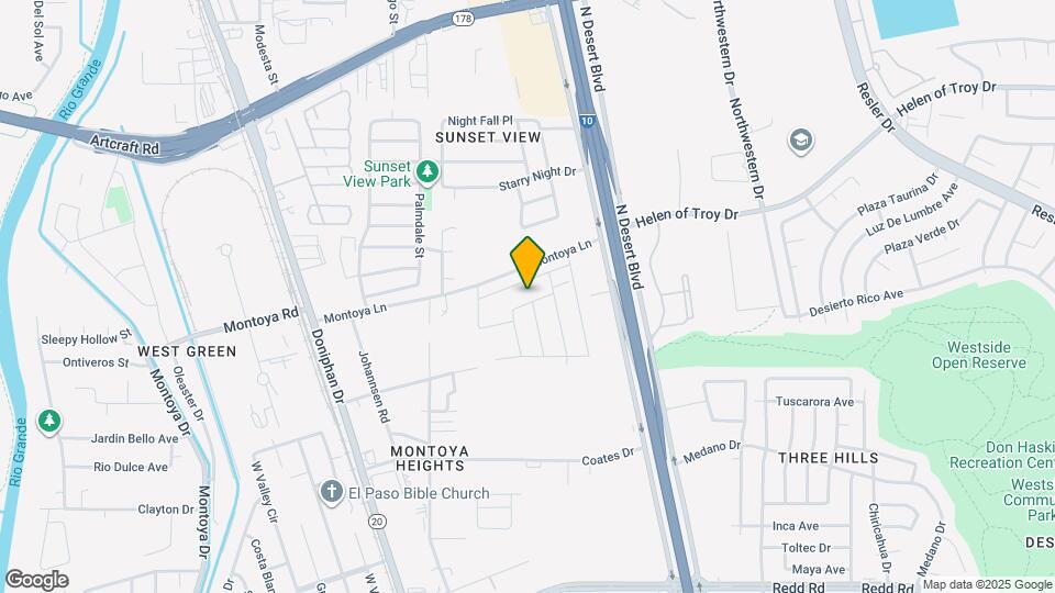 497 Denim St Map and Location Details