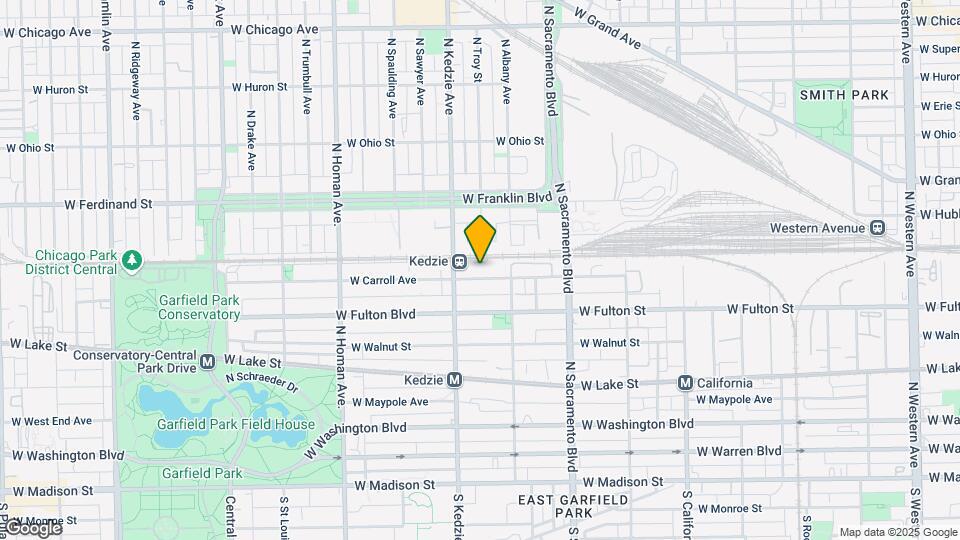 3134 W Carroll Ave Map and Location Details
