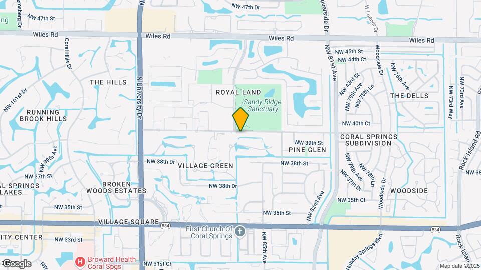 8660 NW 40th St Map and Location Details