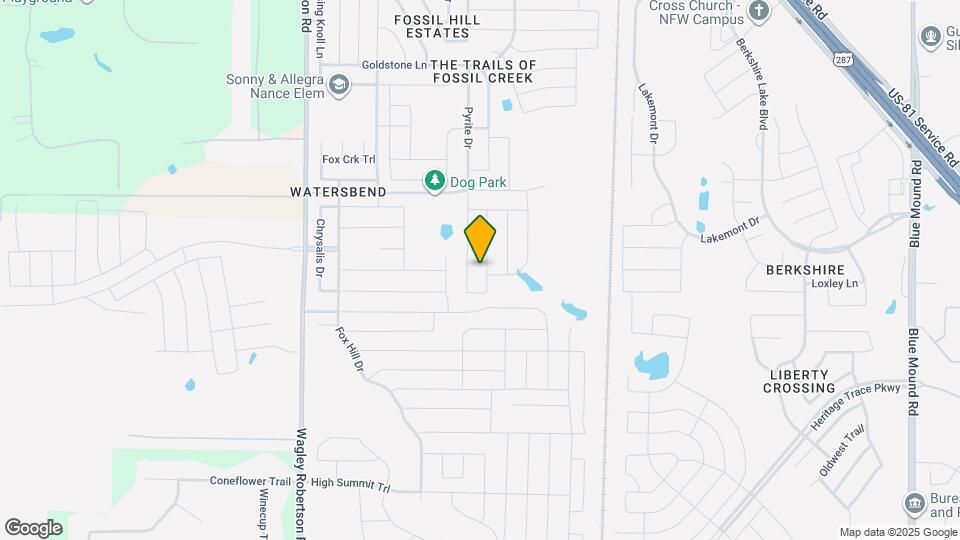 9921 Amosite Dr Map and Location Details