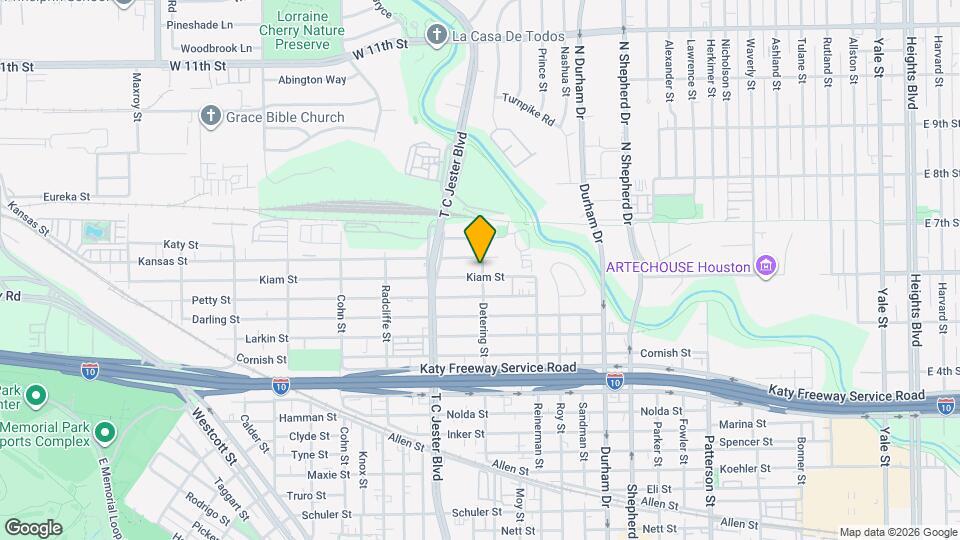 2513 Detering St Map and Location Details