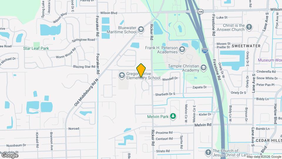 4196 Jillian Dr Mapa y Detalles de la Ubicación