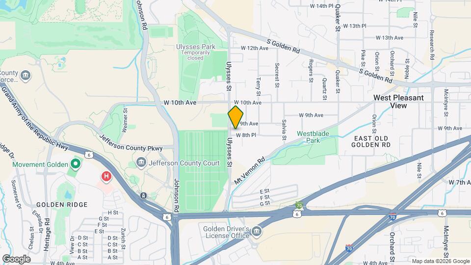 17185 W 8th Pl Map and Location Details