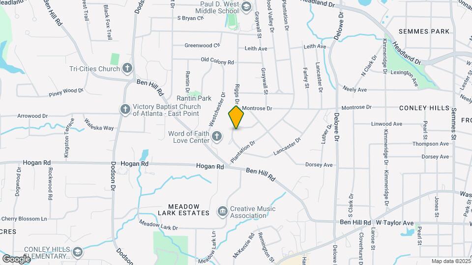 2764 Riggs Dr Map and Location Details