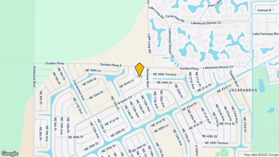 4208 NE 15th Pl Mapa y Detalles de la Ubicación