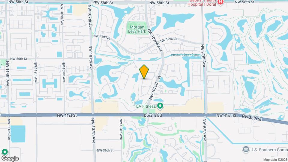 4640 NW 102nd Ave Map and Location Details