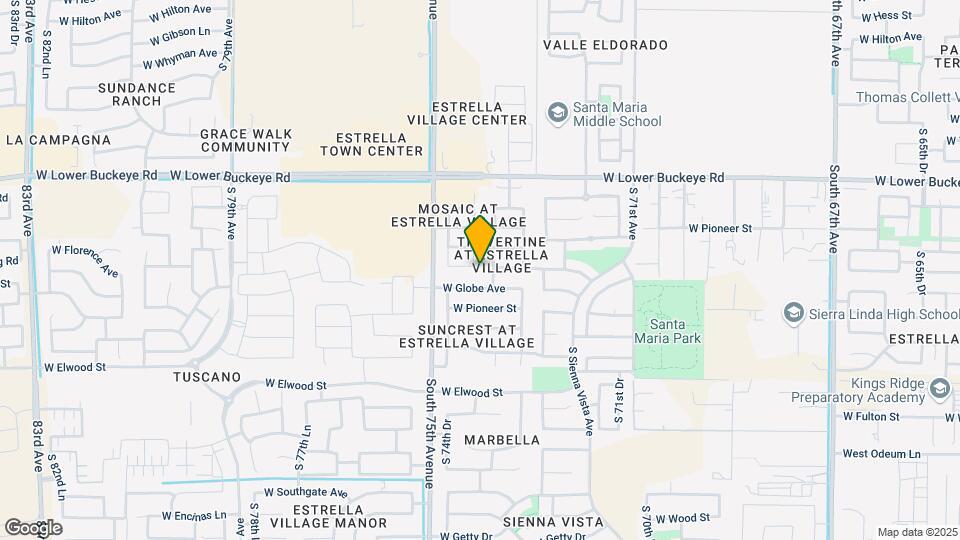 3121 S 74th Dr Map and Location Details