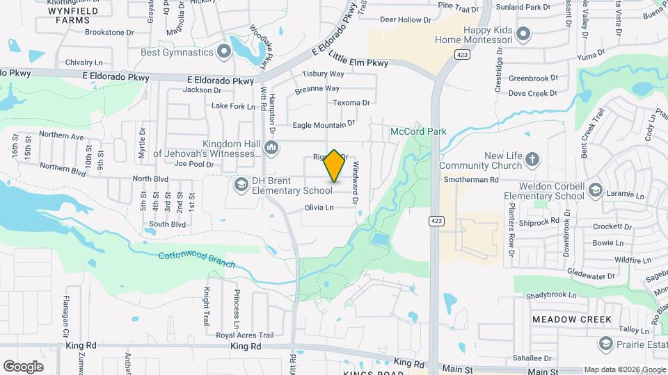 2341 Leeward Pl Map and Location Details