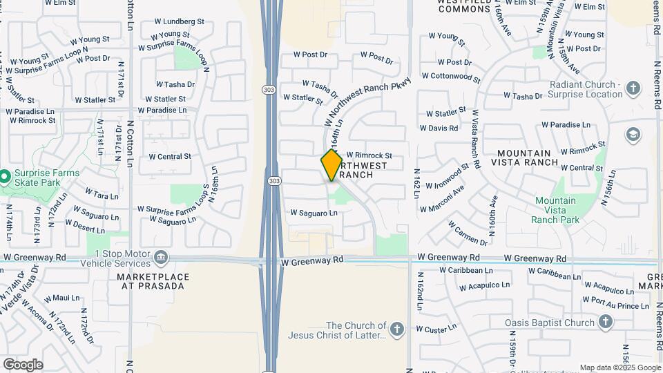 15767 N 165th Ln Map and Location Details