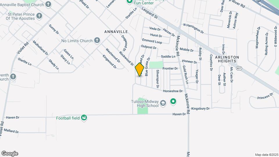2713 Tumbleweed Dr Map and Location Details