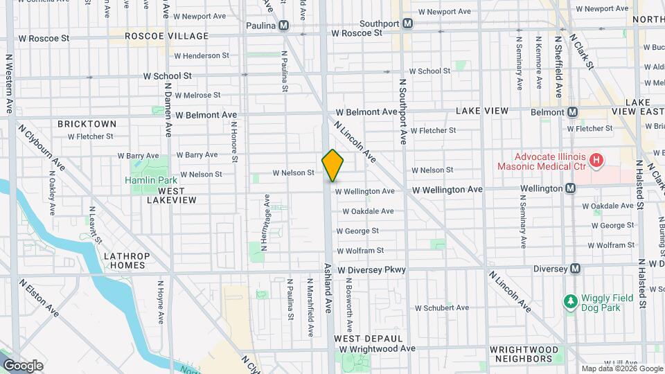 3003 N Ashland Ave Map and Location Details