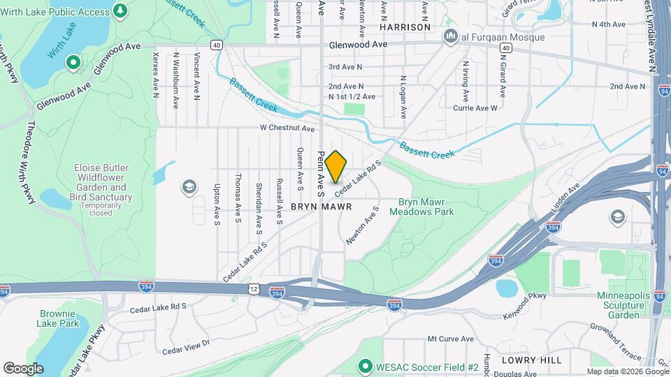 304 Cedar Lake Rd S, Unit 3 Map and Location Details