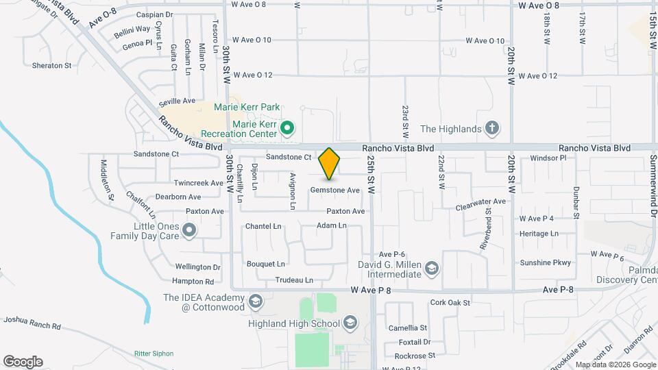2611 Gemstone Ave Map and Location Details