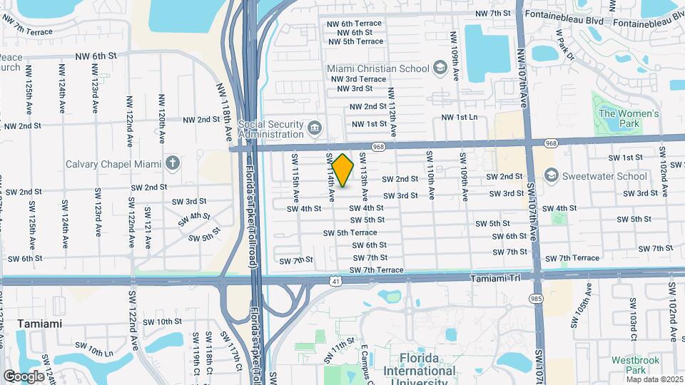11323 SW 3rd St Map and Location Details