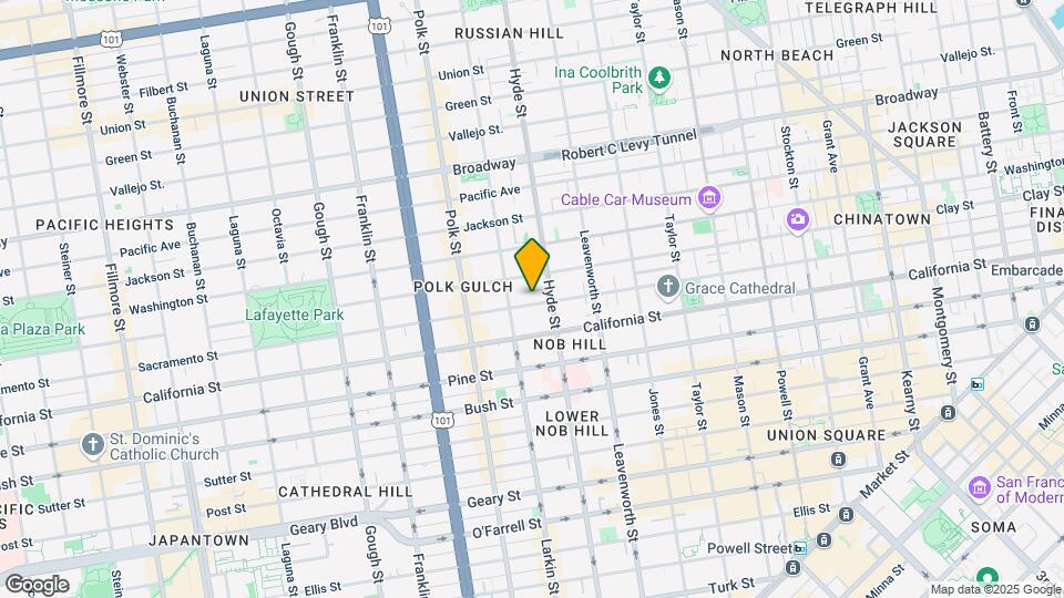 1542 Sacramento St Map and Location Details