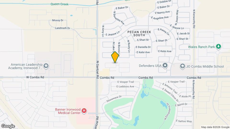 295 E Mint Ln Map and Location Details