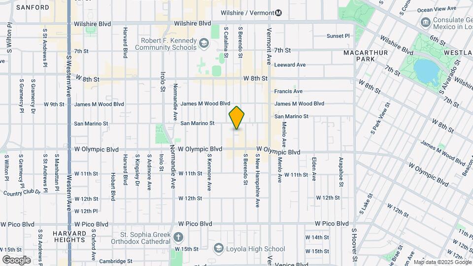 960 S Catalina St Map and Location Details