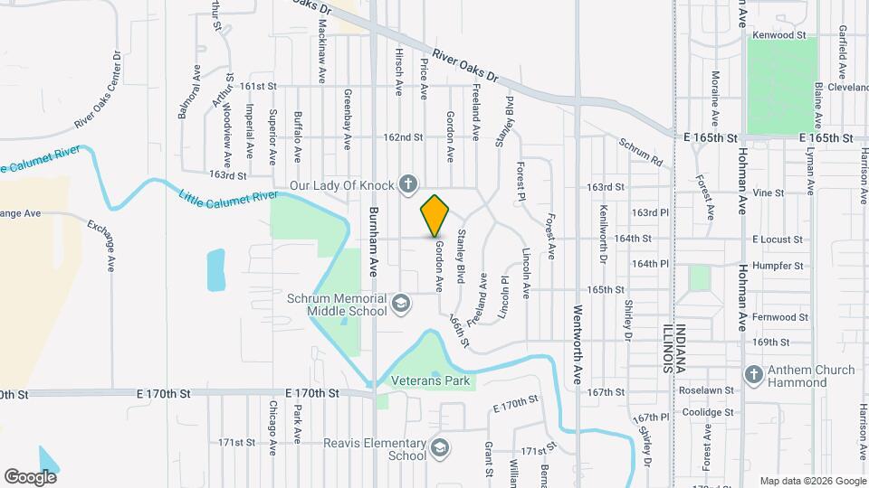 479 164th St Map and Location Details