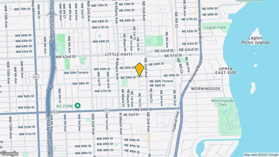 150 NE 59th St Map and Location Details