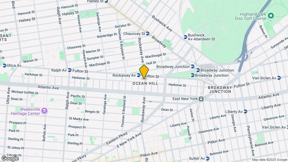 1285 Herkimer St Map and Location Details